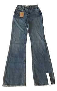 Reformation Georgia Retro Denim Jeans Womens Size 23 High Rise Flare - Picture 1 of 21