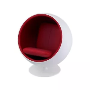 Reina Interior Design Miniatur Stuhl 1:12 Eero Aarnio EGG GLOBE CHAIR 1963/65 - Bild 1 von 2