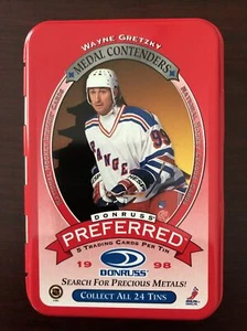Contenedores de medalla de lata Donruss Preferred 1998 tarjeta roja - Imagen 1 de 12