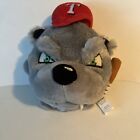 MLB Texas Rangers Plush Dog Head Mascot Forever Collectibles Baseball Hat Bat 8”