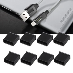 10pcs USB male plug protector lid anti-dust plugs stopper cap cover Plastic - Photo 1 sur 10