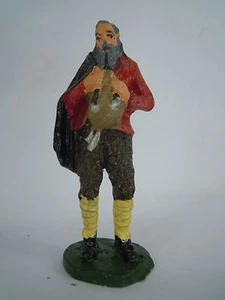ANTIKE KRIPPENFIGUR - AUS PAPPMACHÉ ? HÖHE 7 cm (S/VP) - Bild 1 von 6