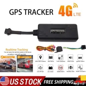 Real-time GPS Tracker 4G Car Vehicle Anti Theft Tracking Device Alarm Trackers - Picture 1 of 18
