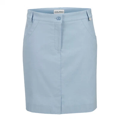 NWT Golfino Women's Serena Skort BLue Size 4 10 12 Style 3368225 543 NEW