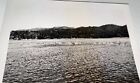 Rare photo instantanée antique de la Seconde Guerre mondiale American Lake Arrowhead paysage californien !