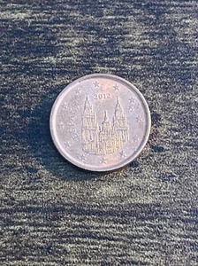 2012 Spain European Union 1 Euro Cent One Penny Actual Coin TK9188* - Picture 1 of 3