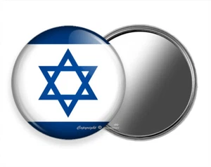 SÍMBOLO ISRAELÍ ESTRELLA DE DAVID BANDERA DE ISRAEL HD BOLSO DE BOLSILLO MAQUILLAJE ESPEJO IDEA DE REGALO - Imagen 1 de 1