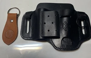Multitool Leather EDC Belt Pocket Organizer for Knives Tools Flashlight Keys - Picture 1 of 4