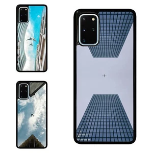 Plastic TPU Cover Blue SKY Airplane Plane For Samsung Galaxy Z Fold Flip 3 4 5 6 - Picture 1 of 25
