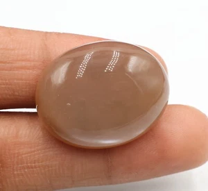 Piedra lunar marrón natural 24,50 quilates cabujón piedra lunar piedra suelta 24x19 mm - Imagen 1 de 4