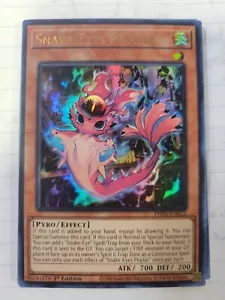 Snake-Eyes Poplar PHNI-EN012 Ultra Rare 1st Ed Yugioh Phantom Nightmare - Picture 1 of 4