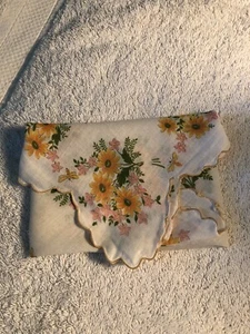 Antq Lady’s Handkerchief 13” X 13” - Picture 1 of 7