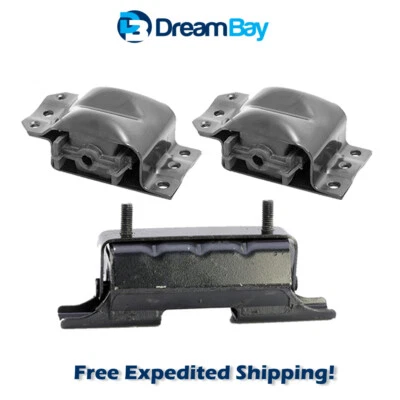 1992 - 1999 年适用于雪佛兰 GMC、K1500 Suburban 5.7 升 6.5 升 4WD 发动机和变速器安装 3 件。 — 第 1/4 张图片