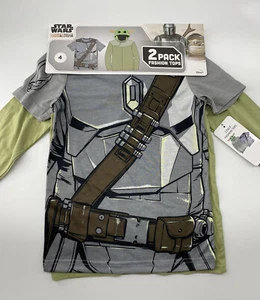 Pack de 2 tops de moda Star Wars Mandalorian talla 4 - Imagen 1 de 3