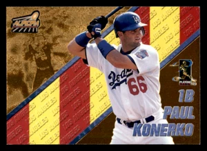 1998 Pacific Aurora Paul Konerko Pennant Fever #13 Los Angeles Dodgers - Picture 1 of 2
