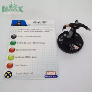 Heroclix Web of Spider-Man set Wolverine #043 ¡Figura rara con tarjeta! - Imagen 1 de 1