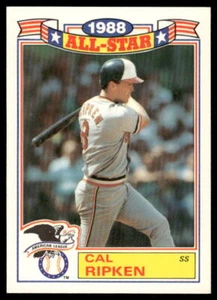 Topps #5a 1989 Cal Ripken brillante All-Stars - Imagen 1 de 2