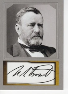 ULYSSES S GRANT ~ Retrato Presidencial ACEO D. Gordon Facs Automático * Casi Nuevo+ #18 - Imagen 1 de 2