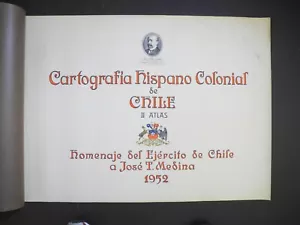Riproduzione Facsimile di Mappe del Cile - Cartografia Hispano Colonial de Chile - Foto 1 di 9