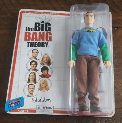 NIB Big Bang Theory Sheldon Doll Figure Main Outfit Convention Exclusive - Image 1 of 3