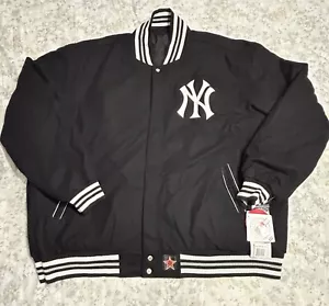 Yankees Jeff Hamilton Varsity Jacke Nadelstreifen Größe 4XL MLB Mantel - Bild 1 von 8