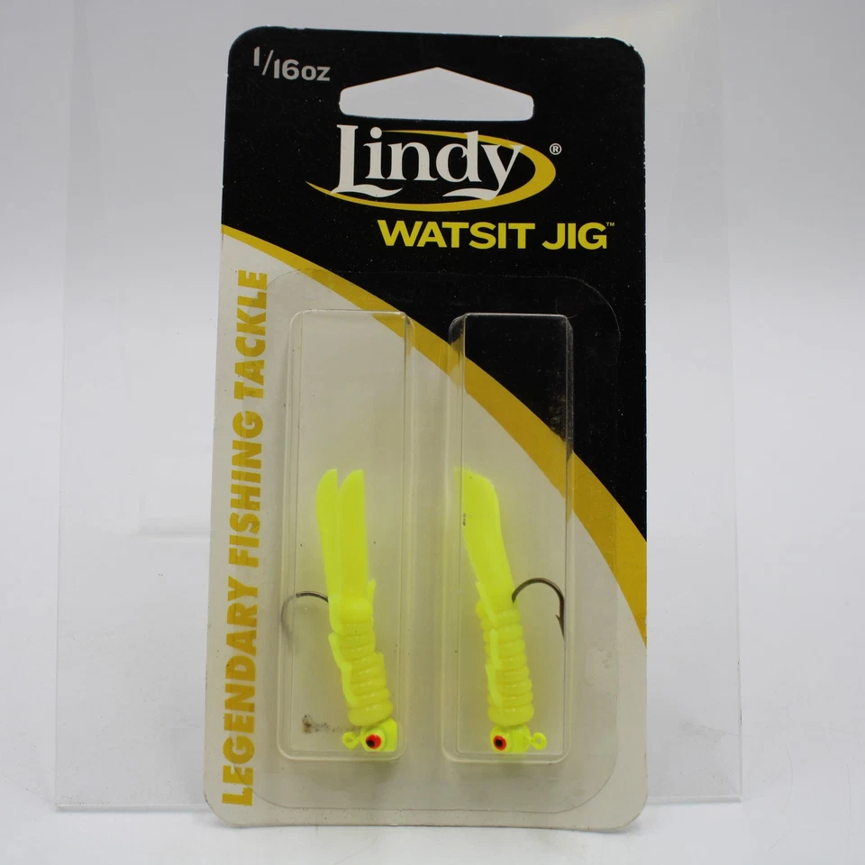 Lindy Watsit Spin LWGJ209 Chartreuse Yellow Size 1/16oz - Image 1 of 3