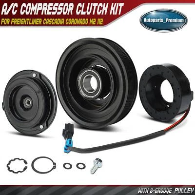 AC Compressor Clutch Kit for Freightliner Cascadia Coronado M2 112 Western Star - Image 1 of 4