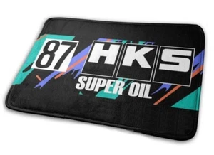 Alfombra con logotipo clásico HKS motor trabajo/hogar para Honda Toyota Nissan Mazda Mitsubishi - Imagen 1 de 3