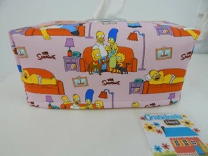 Funda de caja de tejidos Simpson familia con apertura de círculo - ¡Gran regalo! - Imagen 1 de 3