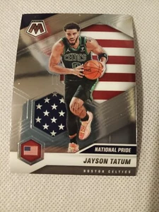 2020 JAYSON TATUM PANINI MOSAIC NATIONAL PRIDE NBA CARD #254 BOSTON CELTICS DUKE - Picture 1 of 2