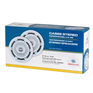 Casse Nautiche per Stereo Barca e gommoni 40 watt Ø 160 mm Osculati 29.740.01 - Imagen 1 de 3