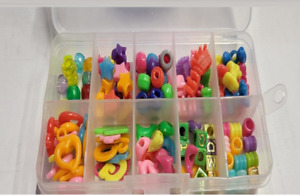 BOX OF NEW BEAUTIFUL COLOUR CHARMS RUBBER LOOM BANDS BRACELET CRAFT PENDANT-UK