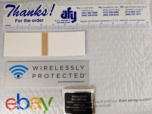 WIRELESSLY PROTECTED ALARM SIGN - Picture 1 of 1
