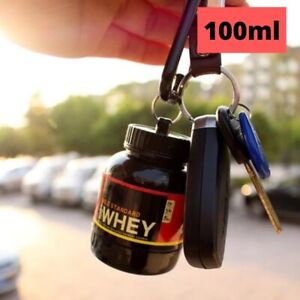 Gold Standard Whey Key Chain Miniture 100ml- Add Whey Protein Or Supplements