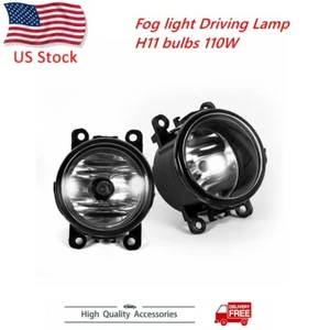 2pcs Fog light Driving Lamp H11 bulbs 110W Right Left Side Car Accessories US - Picture 1 of 13