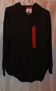 NUEVO CON ETIQUETAS CHASER Pullover con Capucha Mujer Talla Mediana Negro Verdadero Térmico Ligero - Imagen 1 de 6