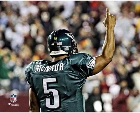 Donovan McNabb Philadelphia Eagles Unsigned Touchdown Celebration 8" x 10" Photo Cover