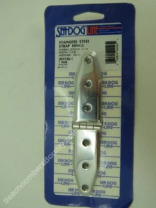 SEADOG CORREA ACERO INOXIDABLE BISAGRA HERRAJES BARCO VELA (E2.5A1751) - Imagen 1 de 3