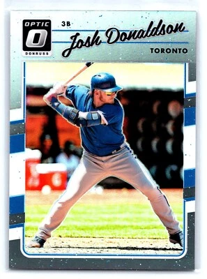 2017 Donruss Optic Baseball #/25 SSP Black Prizm#150 Josh Donaldson Blue Jays - Image 1 of 2