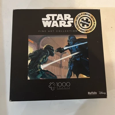 Star Wars Fine Art Collection 1000 Piece Puzzle Luke & Vader Buffalo NEW    - Image 1 of 4