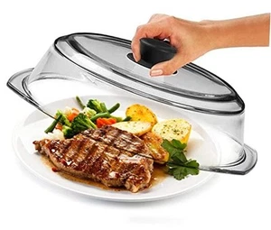 Tall Glass Microwave Splatter Cover for Food - Cookware & Bakeware Serving - Picture 1 of 7