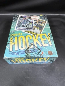 Caja de hockey O-Pee-Chee OPC NHL 1990-91 BBCE FASC verificada de un estuche sellado - Imagen 1 de 12