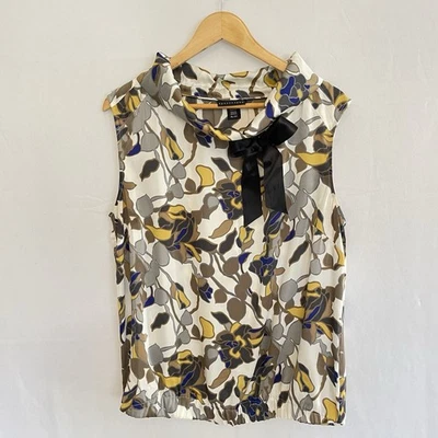 Blusa APOSTROPHE Para Mujer Talla XL Elegante Sin Mangas Diseño Floral Vid Foto 1 de 4