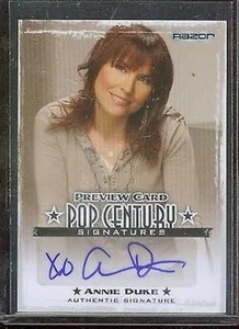 Razor Pop Century Anne Duke 2010 autógrafo - Imagen 1 de 1