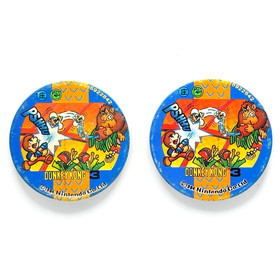 Donkey Kong 3 1984 Nintendo Vintage Japanese Round Menko Cards Famicom Set of 2