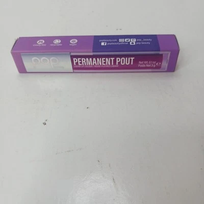 POP Beauty PERMANENT POUT OMG VIOLET Full Color Coverage NIB - Image 1 of 4