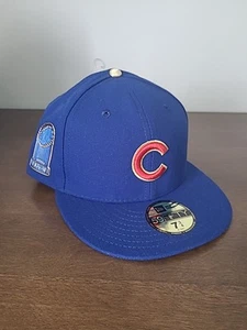 New Era 59fifty Chicago Cubs 2016 Champions Fitted Cap, Size 7 3/4 - Picture 1 of 7