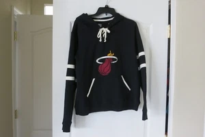 OTS Grant Lace Up Damen Miami Heat Pullover Hoodie, Schwarz, Gr. L, Neu - Bild 1 von 11