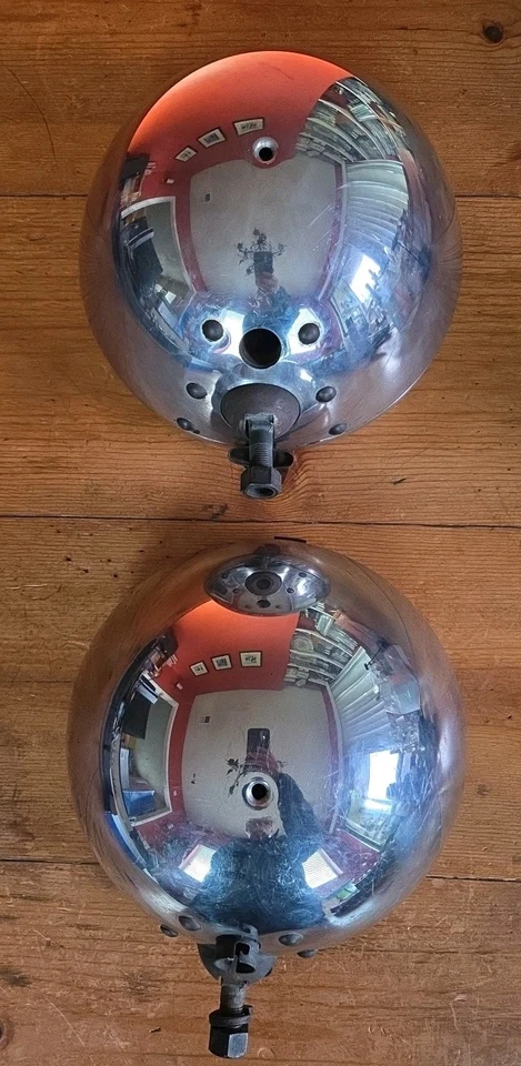 2 faros Twolite originales Ford modelo A años 30 faros clásicos luces de cubo Foto 1 de 4