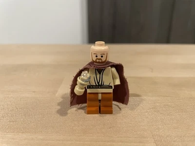 Lego Star Wars Obi-Wan Kenobi Minifigure Light-Up Lightsaber 7527 Working Broken - Image 1 of 3
